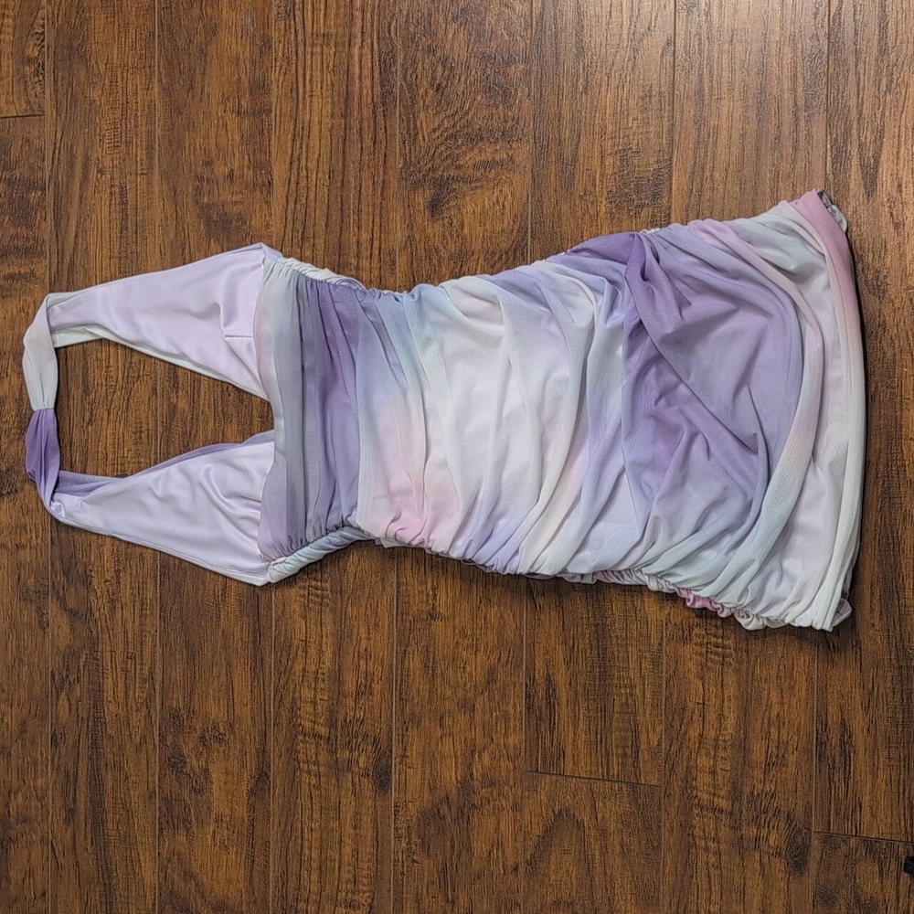 Zara Pastel Halter Dress Size XS (NWT) - Picture 5 of 7